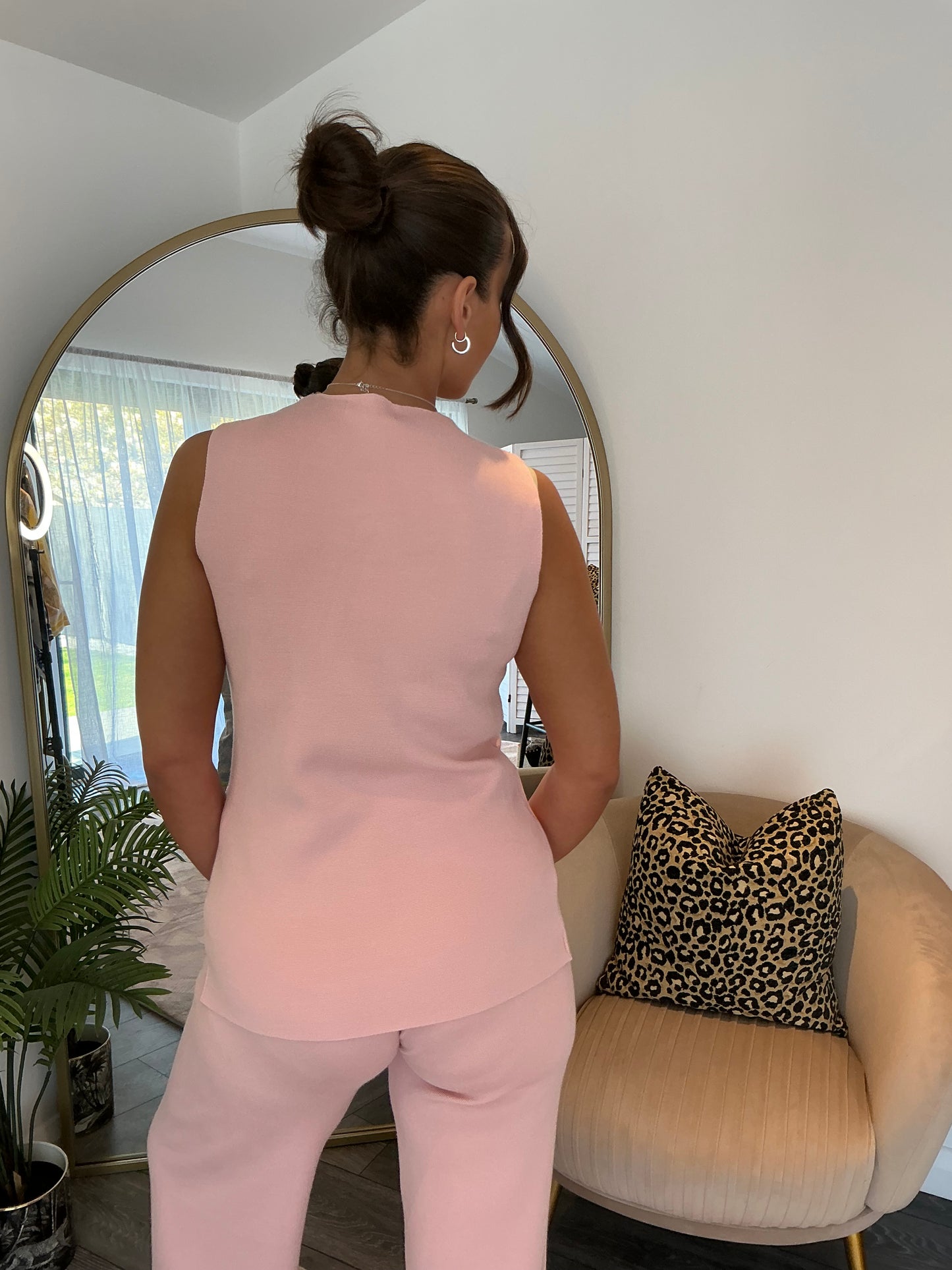 Pink Gabrielle Embellished Coord