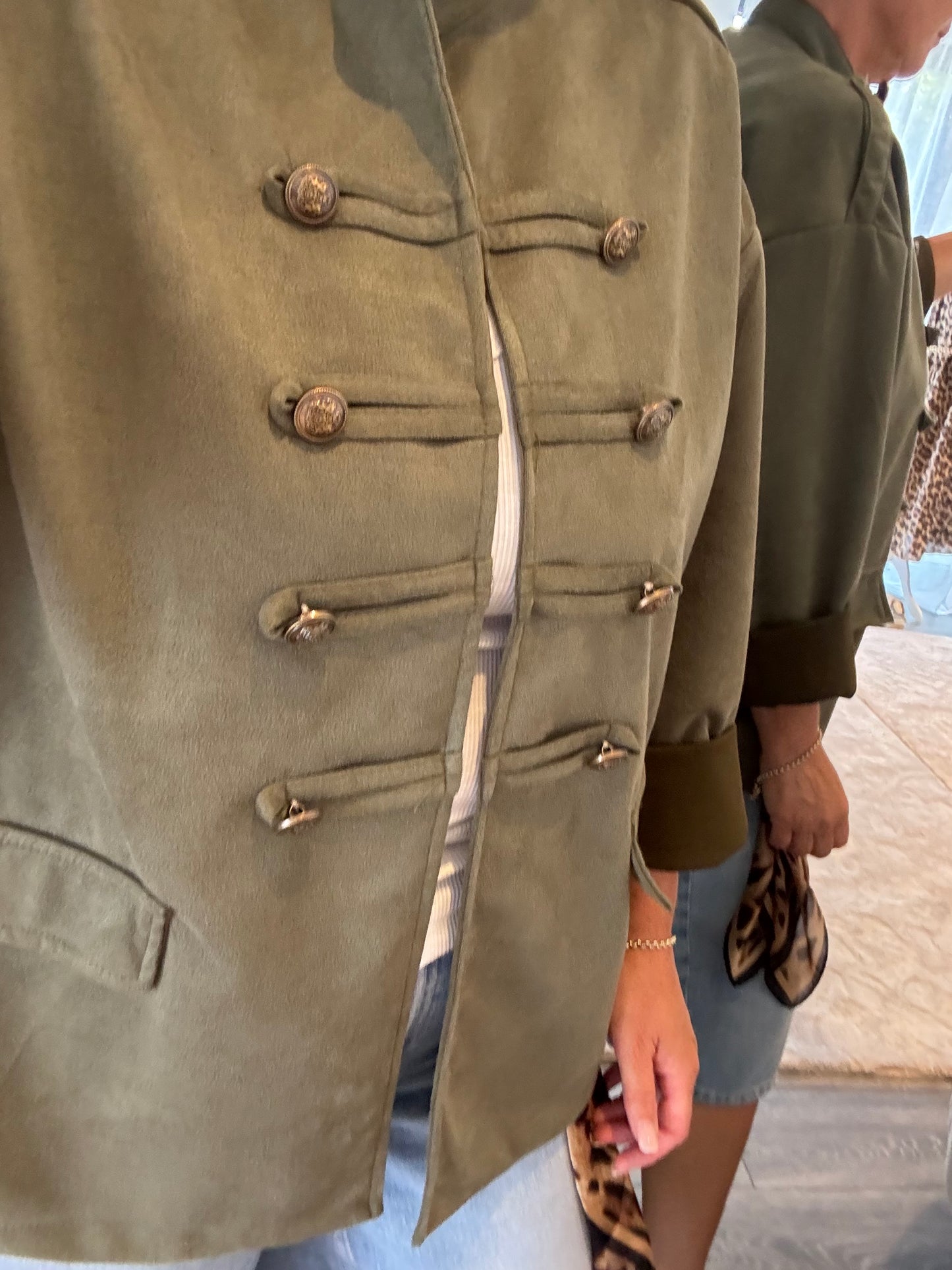 Khaki “Dayna” Drummer Boy Jacket