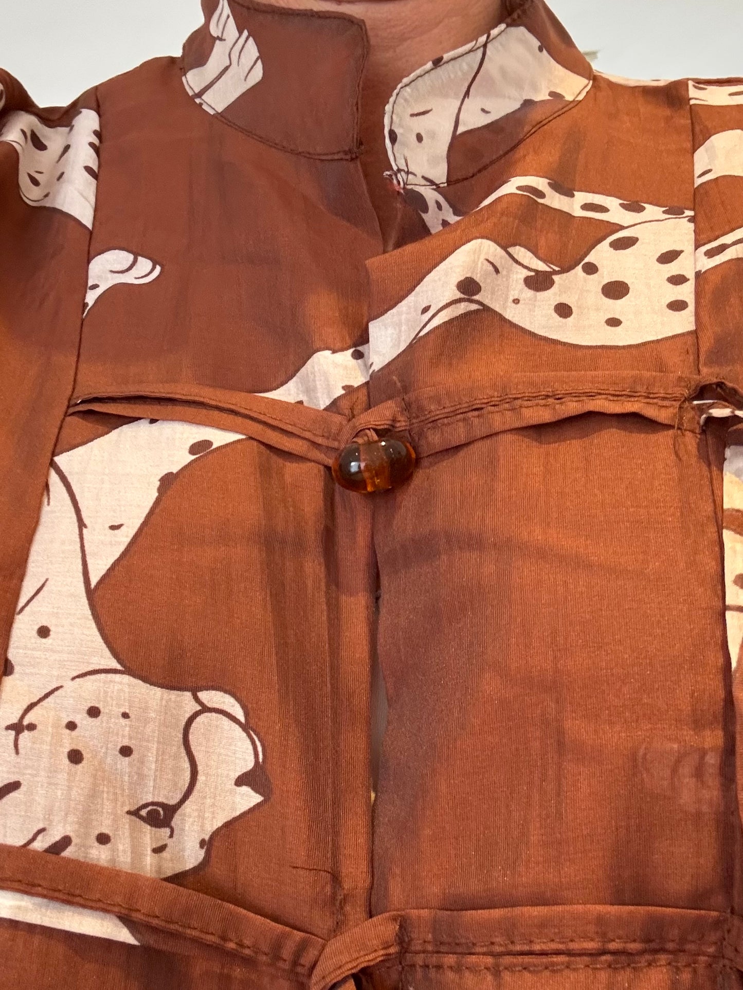 Rust “Thea” Kimono Style Shirt