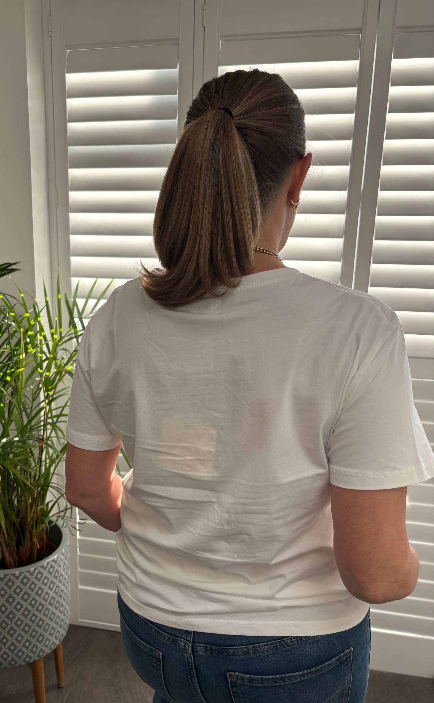 White “Monique” Coffee Girls T-shirt