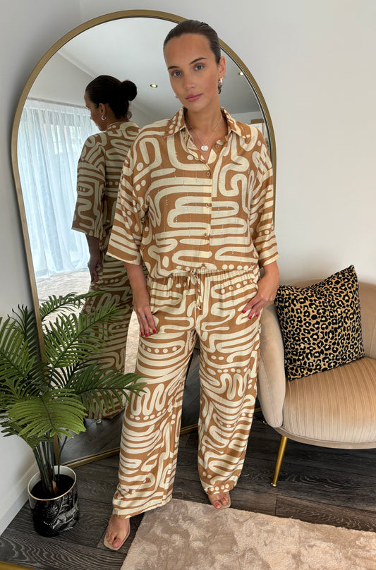 Beige “Abby” Co-ord