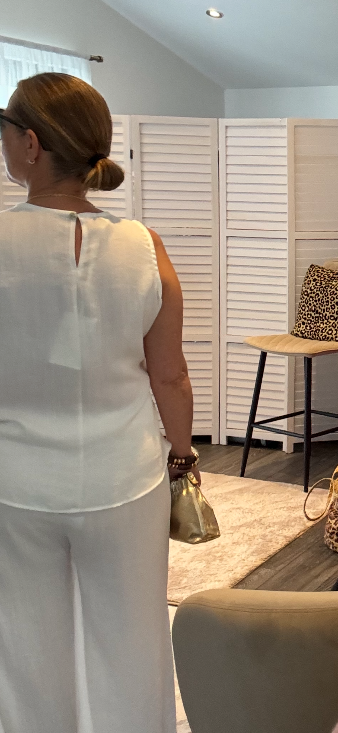 White Tie Top & Trouser Coord