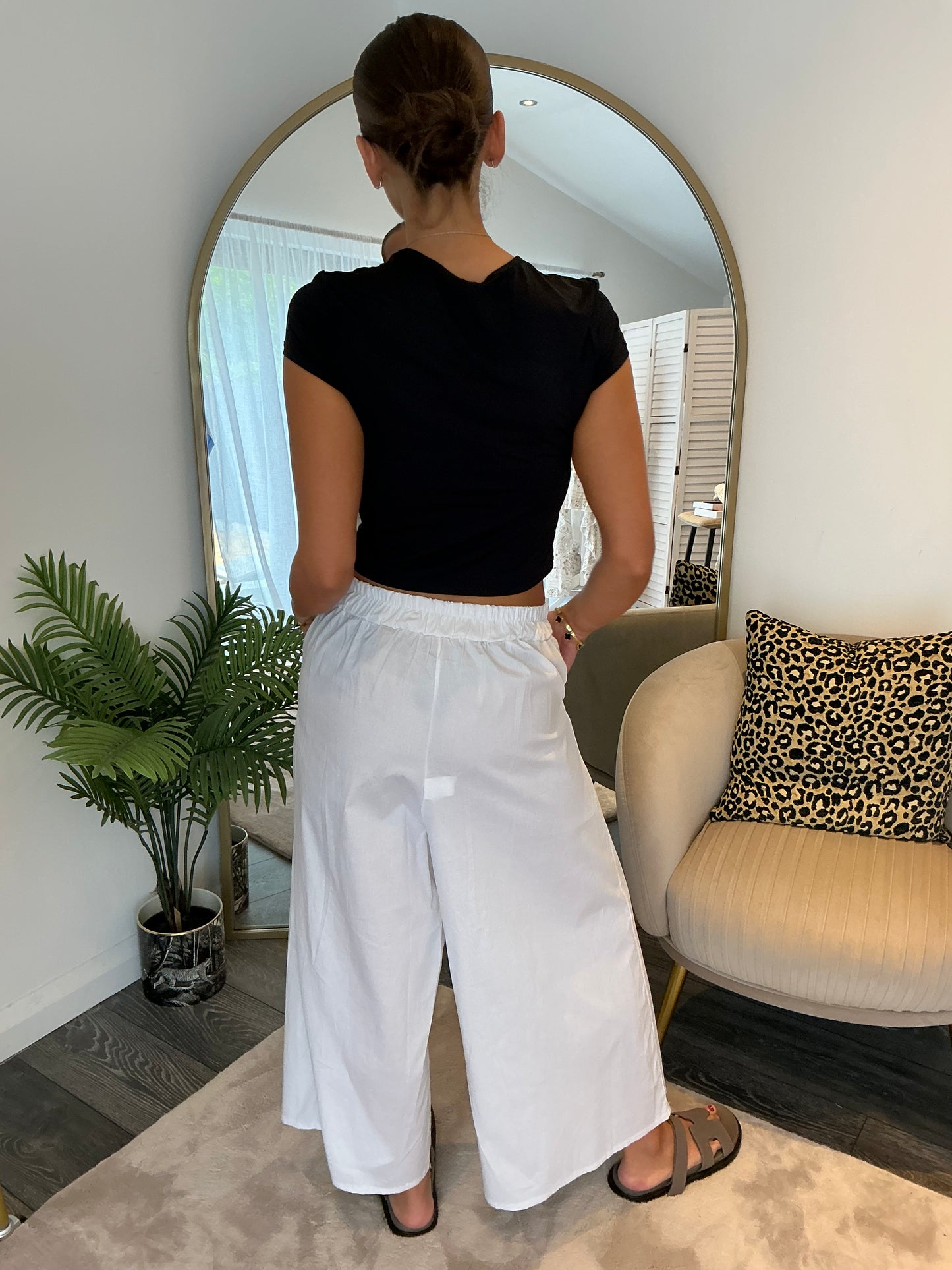 White “Anna” Culottes