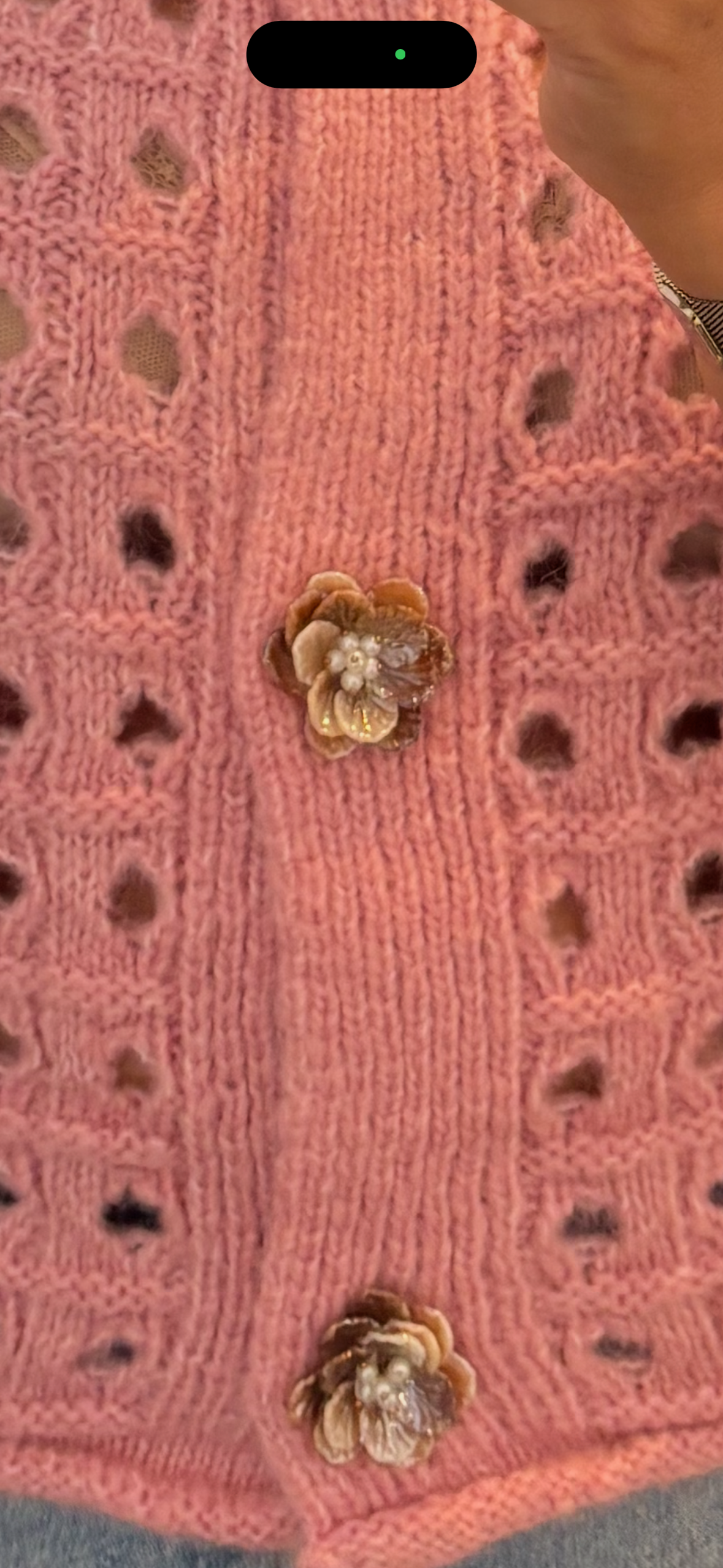 Pink “Kara” Knitted Waistcoat