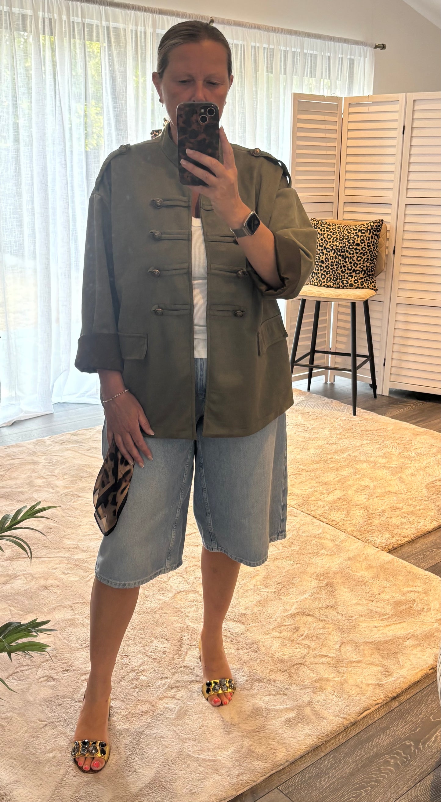 Khaki “Dayna” Drummer Boy Jacket