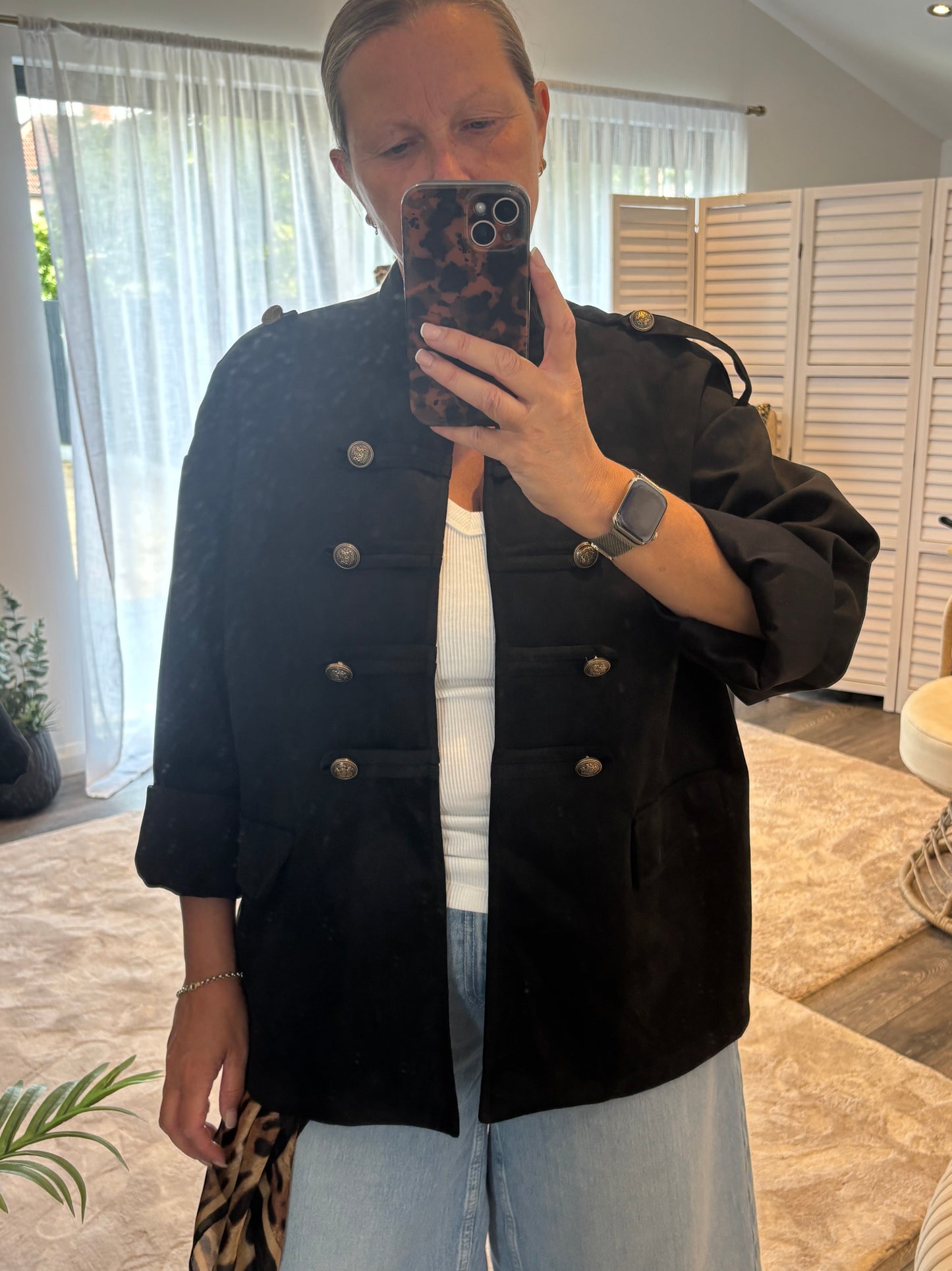 Black “Dayna” Drummer Boy Jacket