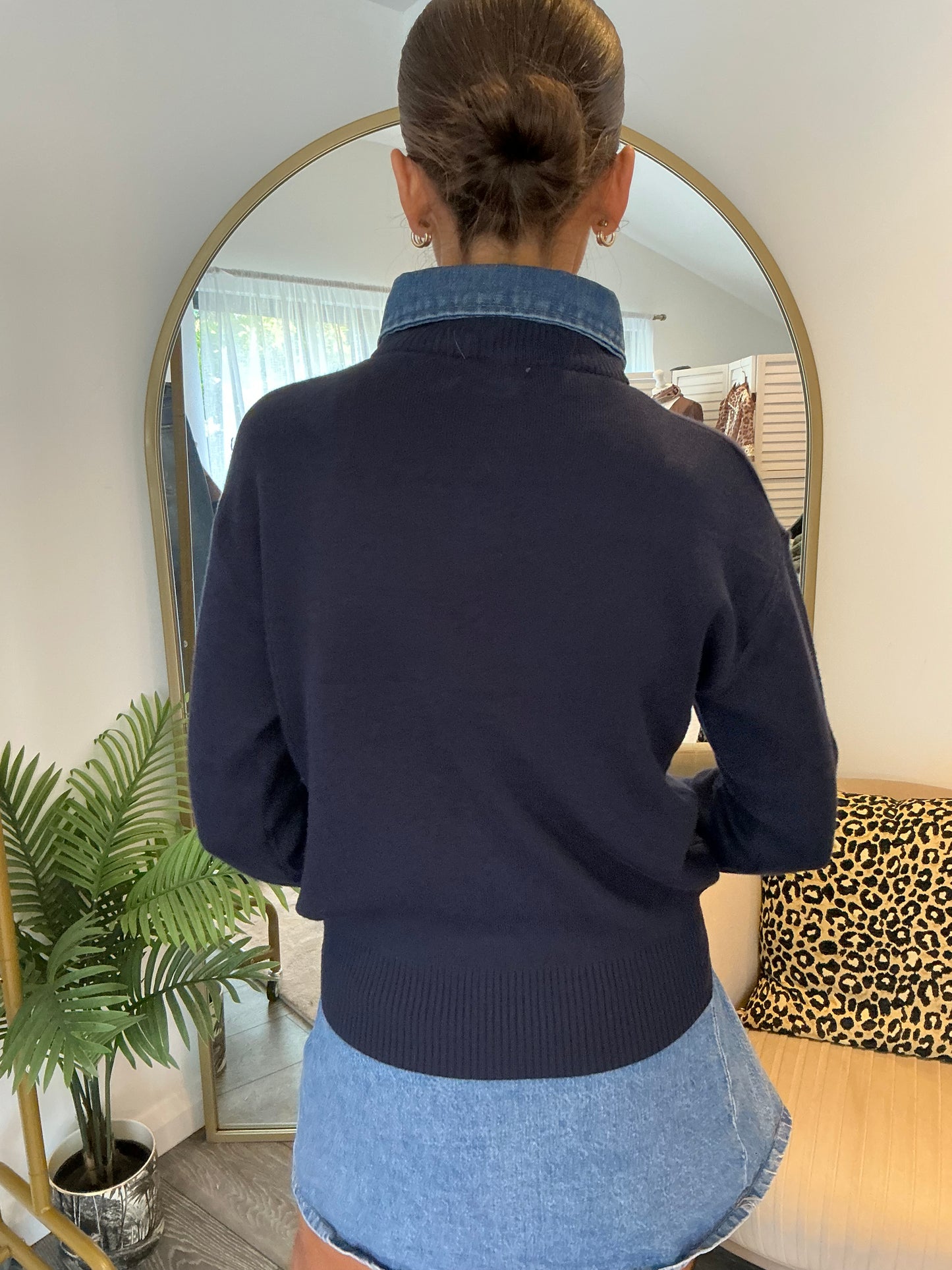 Navy “Skye” 2 in 1 Jumper