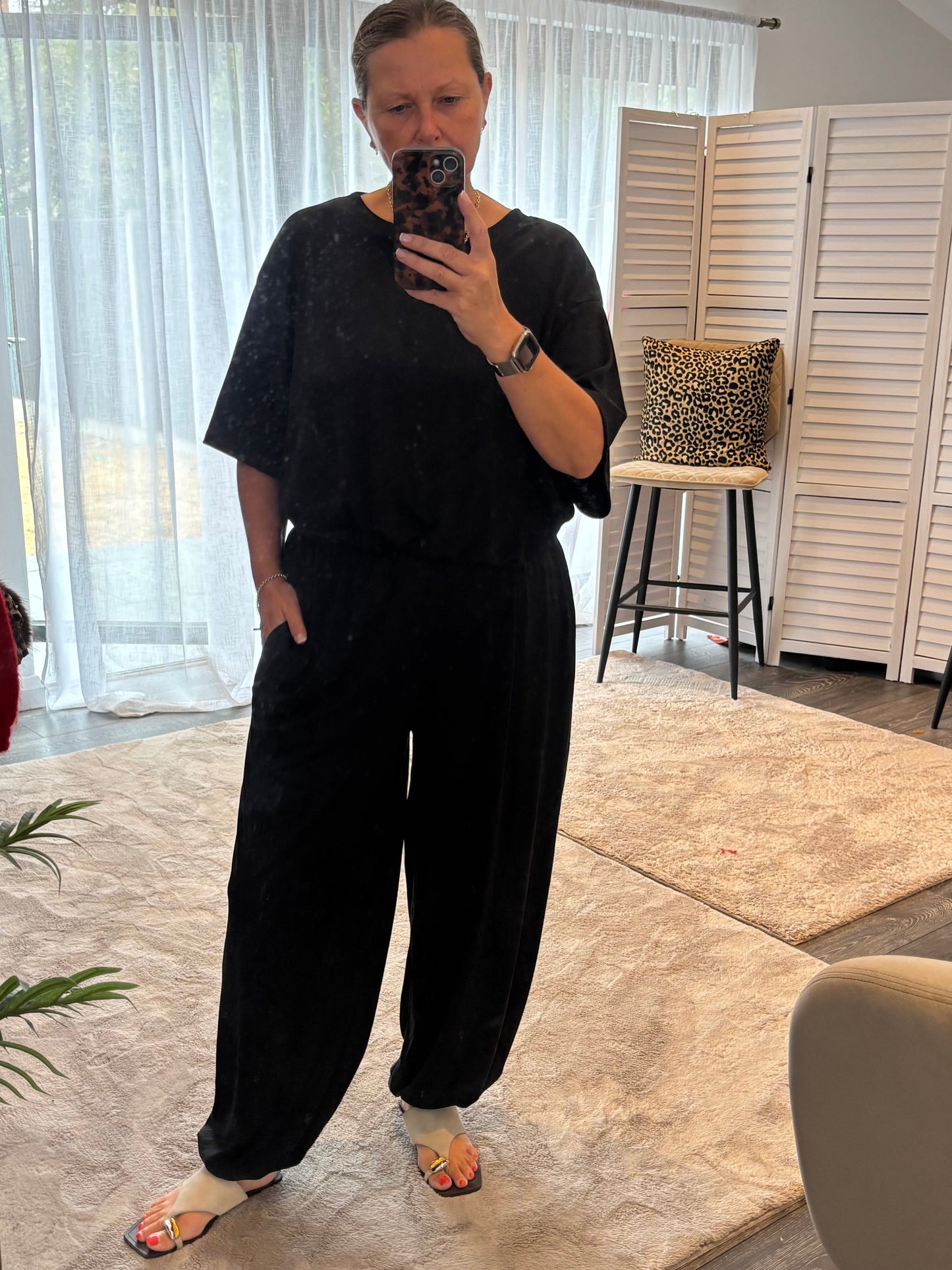 “Alicia” Jersey Top & Trouser Coord