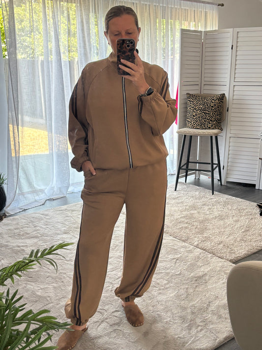 Camel “Alana” Athleisure Set