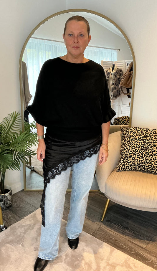 “Gabby” Frill Sleeve Jumper