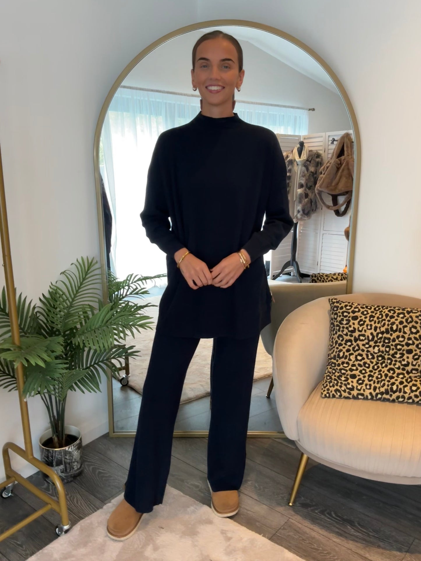 “Harriett” Zip Side Knitted Coord