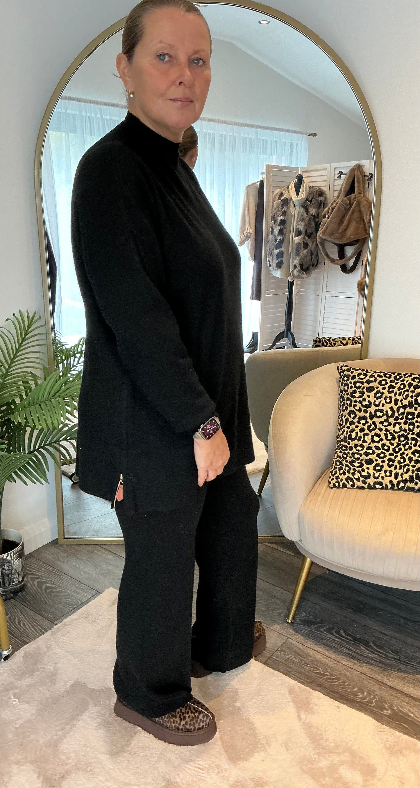 “Harriett” Zip Side Knitted Coord