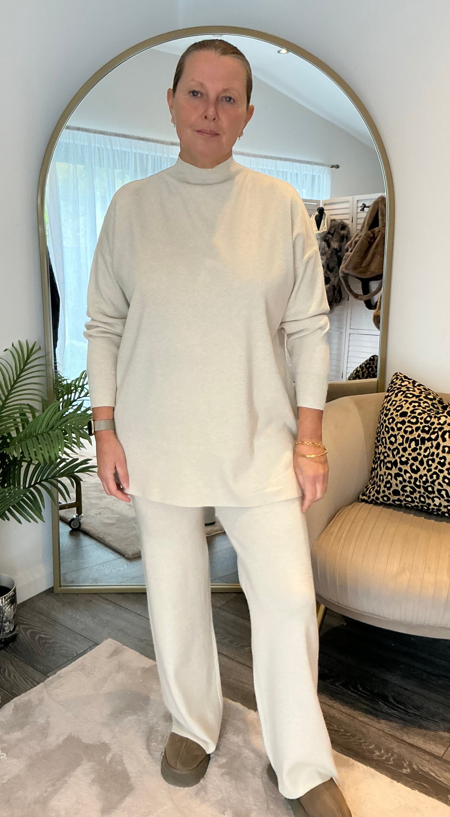 “Harriett” Zip Side Knitted Coord