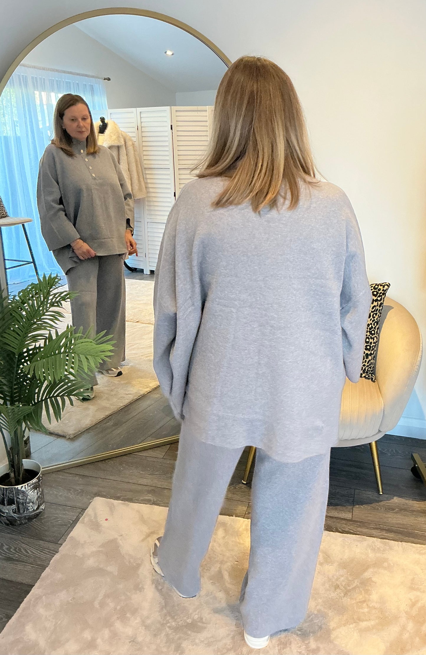 Boxy Knitted Jumper & Trouser Coord