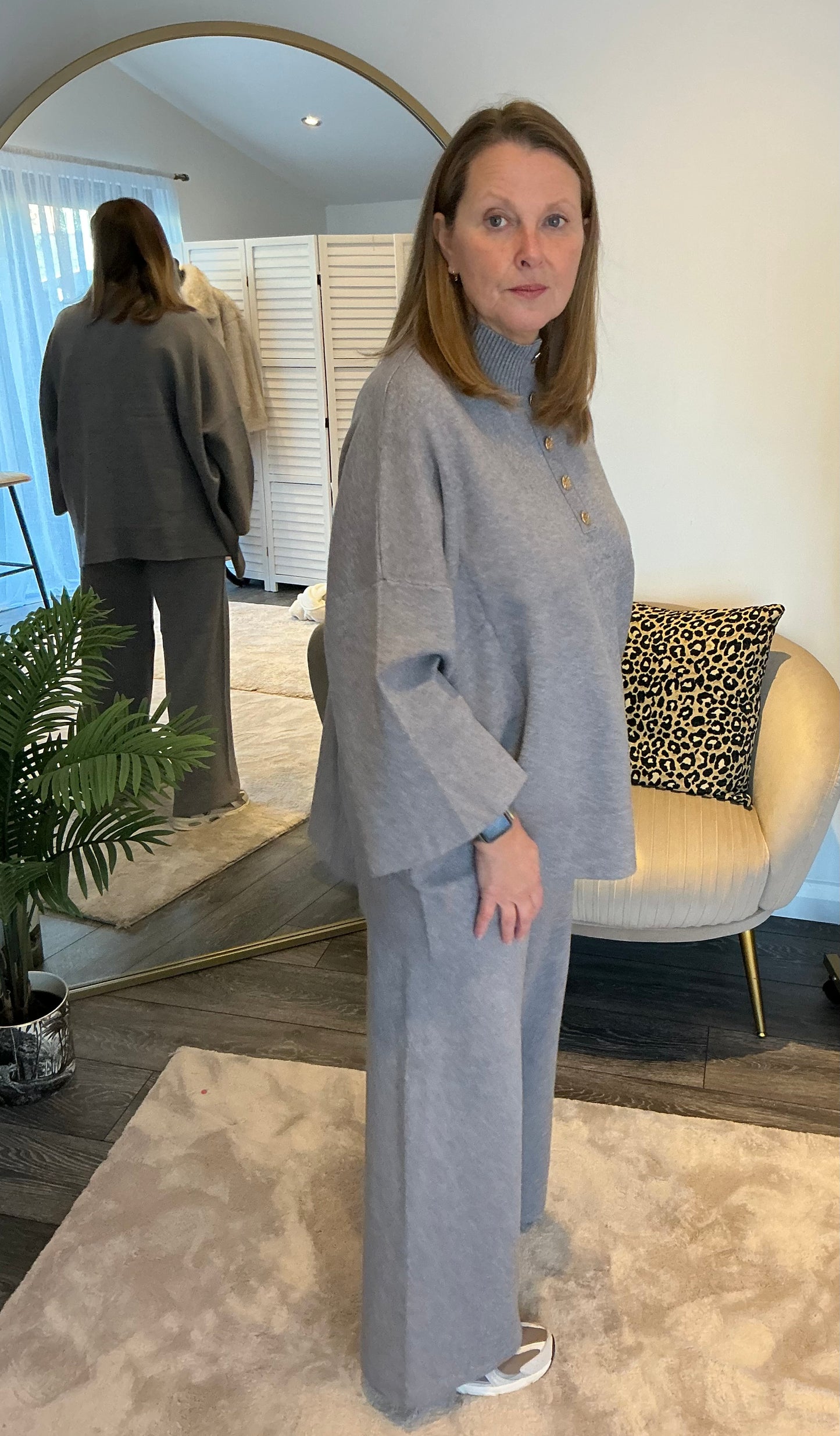 Boxy Knitted Jumper & Trouser Coord