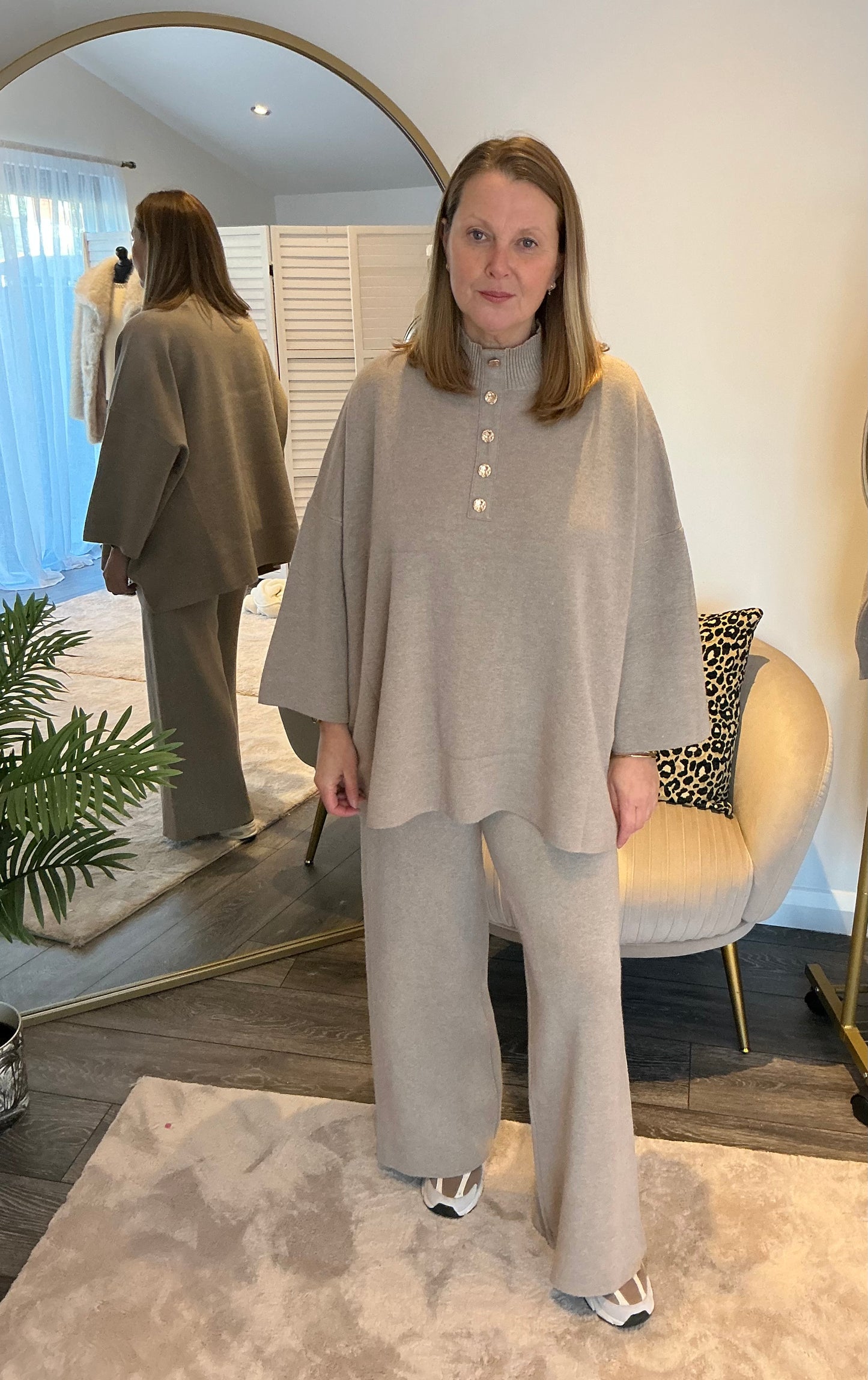 Boxy Knitted Jumper & Trouser Coord