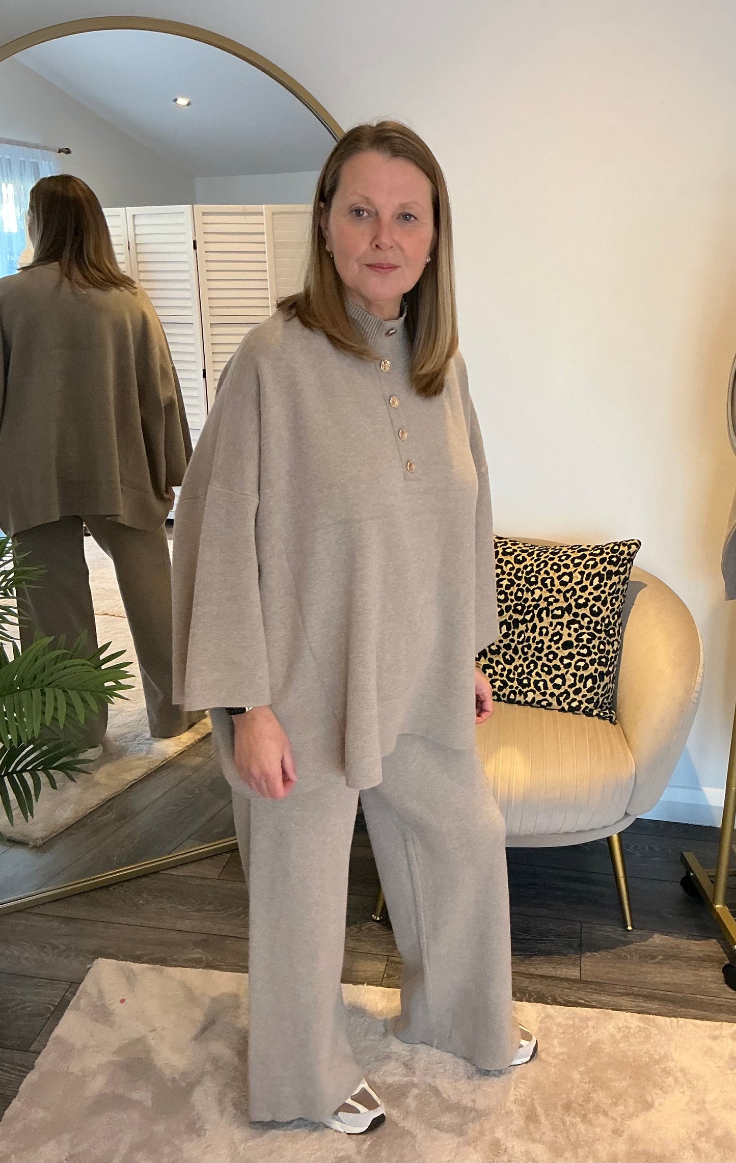 Boxy Knitted Jumper & Trouser Coord