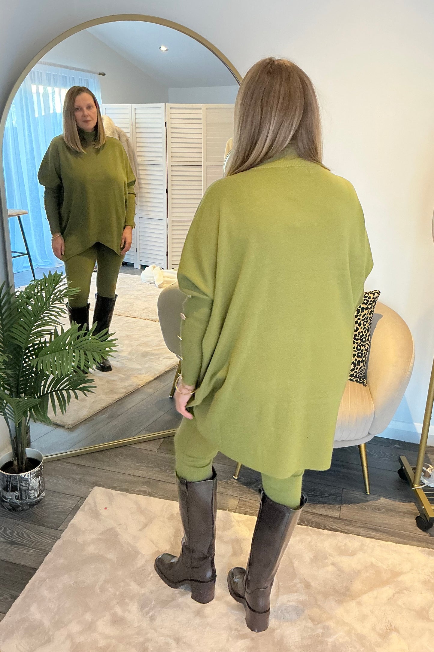 “AJ” Knitted Tunic & Legging Coord