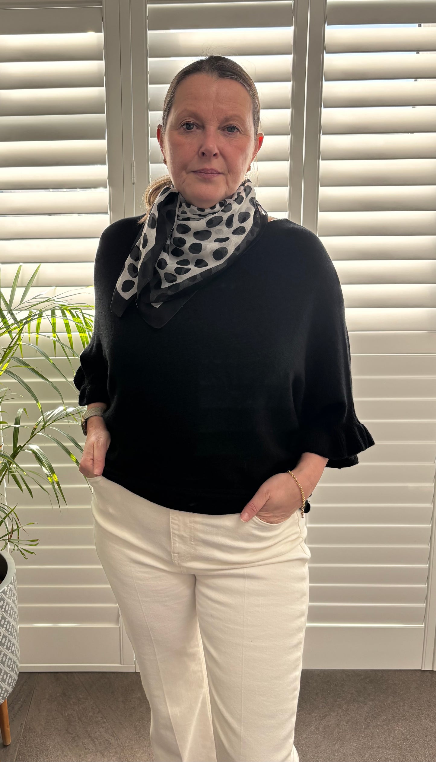 “Gabby” Frill Sleeve Jumper