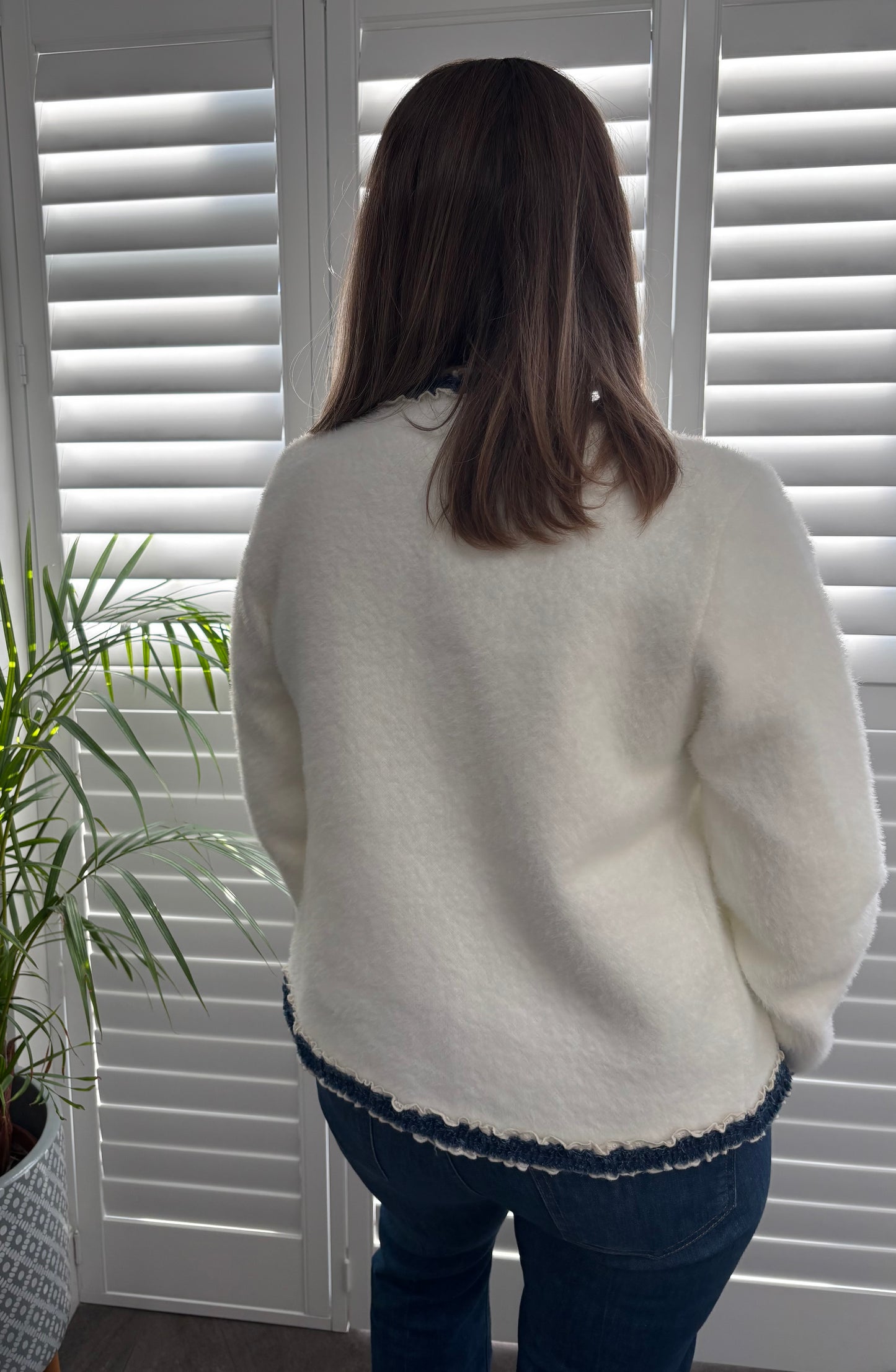 Cream “Marnie” Knitted Jacket